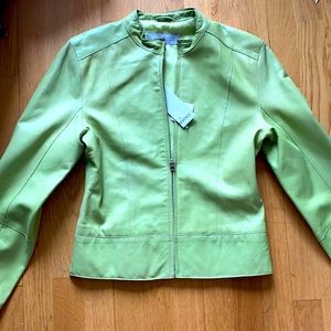 Genuine Green Leather Jacket